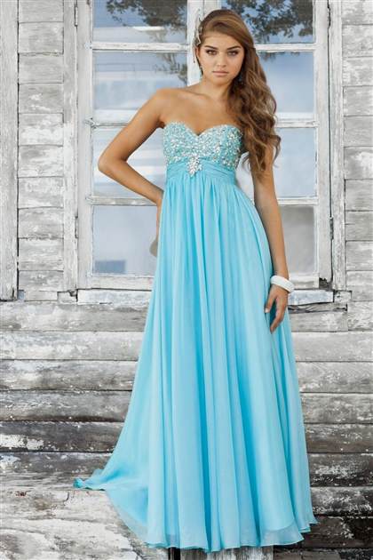 light blue ball gown prom dresses 2018