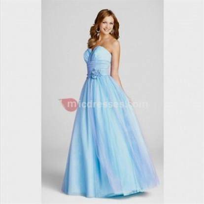 light blue ball gown prom dresses 2018
