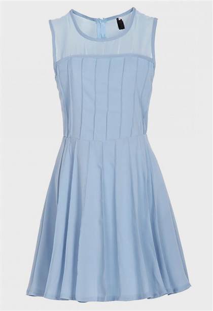 light blue casual dresses 2017-2018