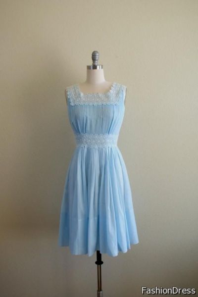 Light Blue Spring Dress Online Hotsell ...