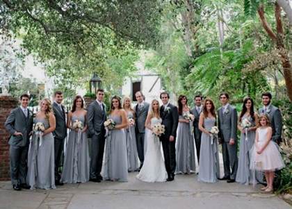 light gray bridesmaid dresses 2017-2018