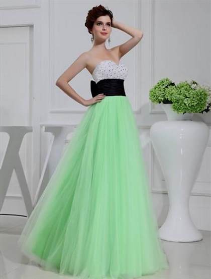 light green ball gown 2018