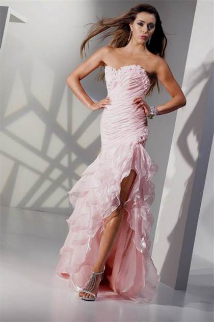 light pink and white wedding dresses 2017-2018