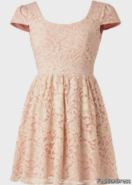 light pink lace dress 2017-2018