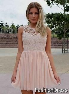 light pink lace dress 2017-2018