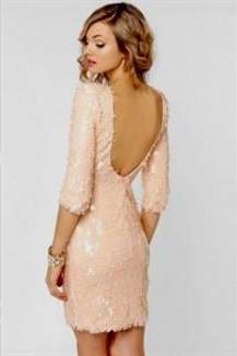 light pink sequin dress 2017-2018