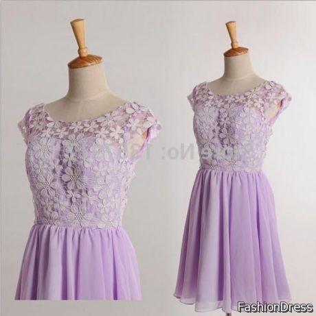 light purple lace dresses 2017-2018