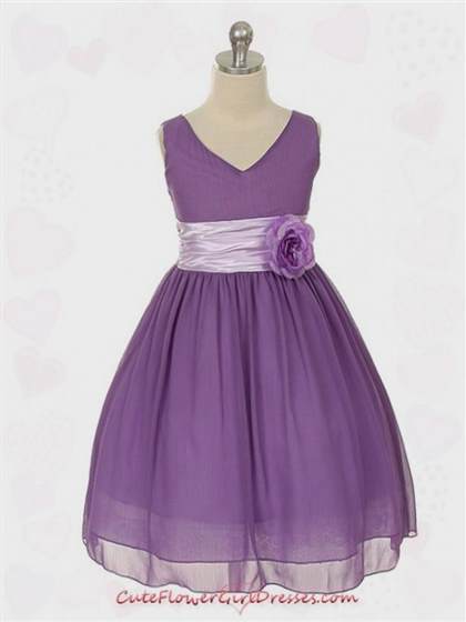 lilac flower girl dresses 2018