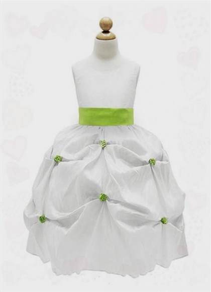 lime green flower girl dresses 2017-2018
