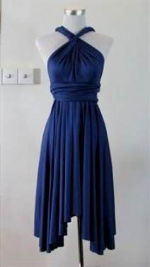 long dark blue summer dress 2017-2018