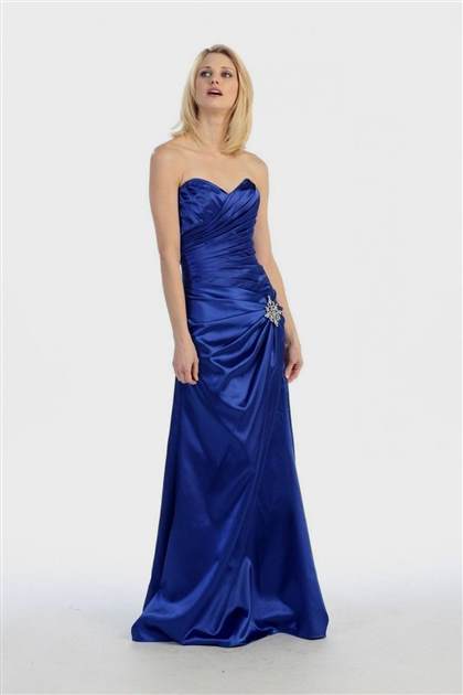 long navy blue bridesmaid dresses strapless 2017-2018