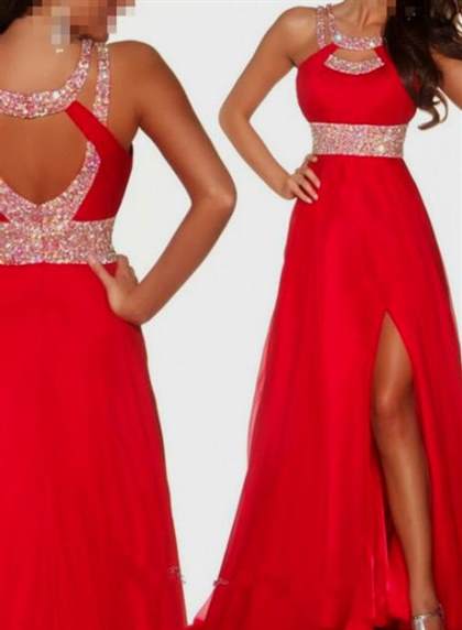 long red prom dresses tumblr 2017-2018