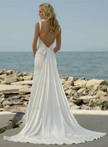low back beach wedding dress 2017-2018