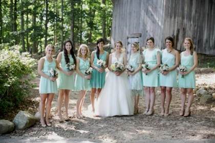 mint blue bridesmaid dress 2018