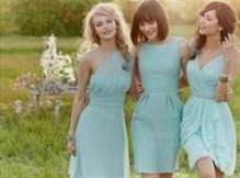 mint blue bridesmaid dresses 2017-2018
