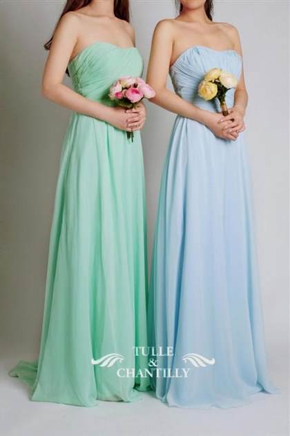 mint blue bridesmaid dresses 2017-2018