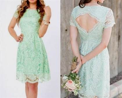 mint green lace dress 2017-2018