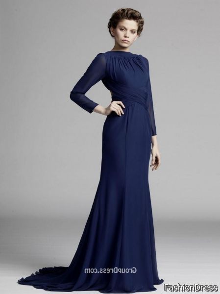 modest cocktail dress with sleeves