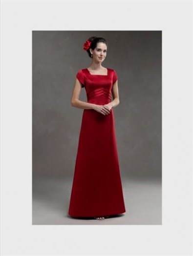 modest prom dress red 2018