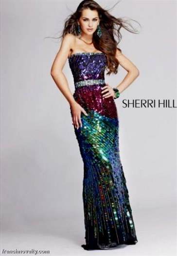 multi color sequin prom dresses 2017-2018