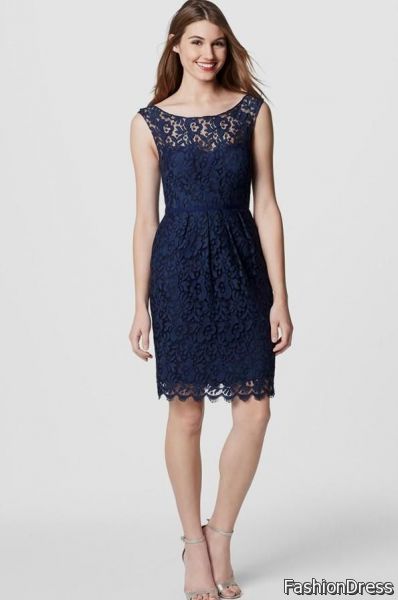 navy blue lace dress 2017-2018