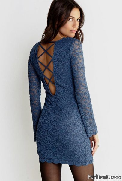 navy blue lace dress forever 21 2017-2018