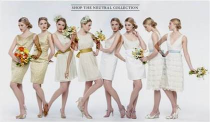 neutral fall bridesmaid dresses 2018