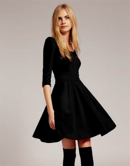 one piece dress for women in black 2018