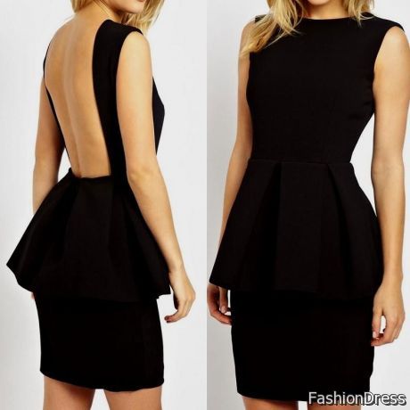 open back casual dresses 2017-2018