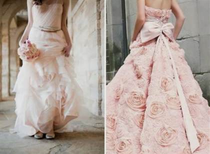 pale pink wedding dress vera wang 2017-2018