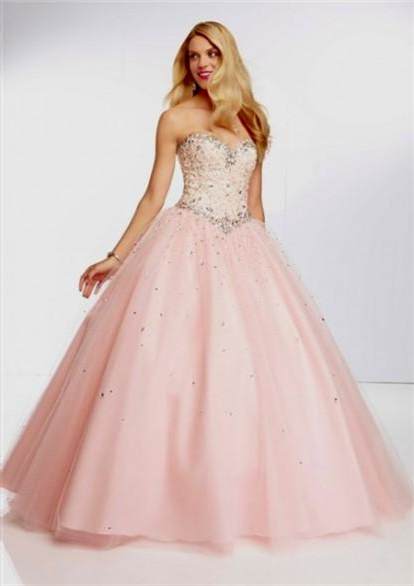 pastel pink lace prom dresses 2017-2018