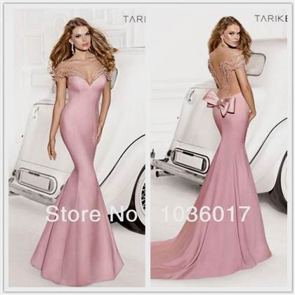 pastel pink mermaid prom dresses 2018