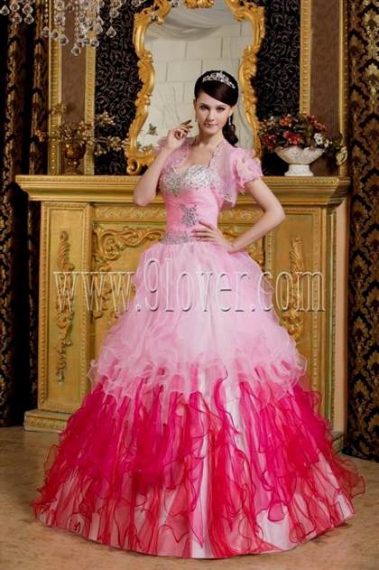 pink and white quinceanera dresses 2013 2017-2018