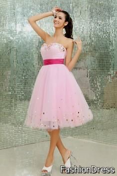 pink dresses for juniors with sleeves 2017-2018