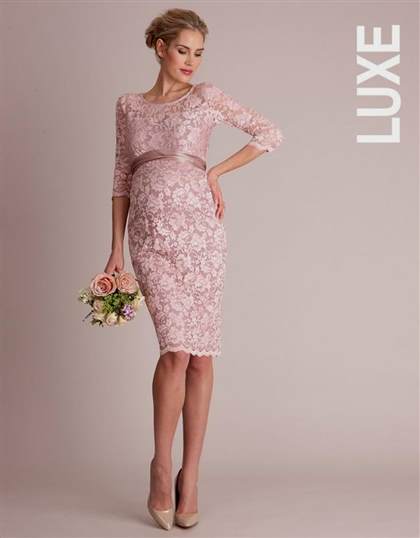 pink lace maternity dress 2017-2018