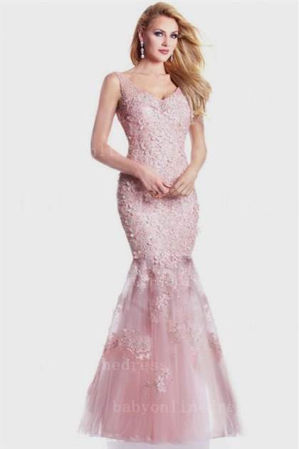 pink mermaid dresses 2018