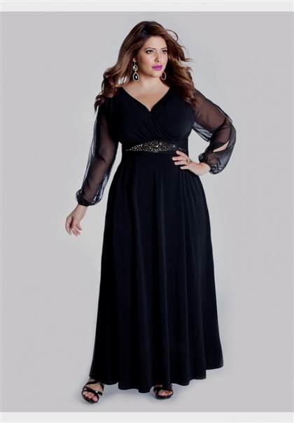 plus size dresses with sleeves special occasions 2017-2018