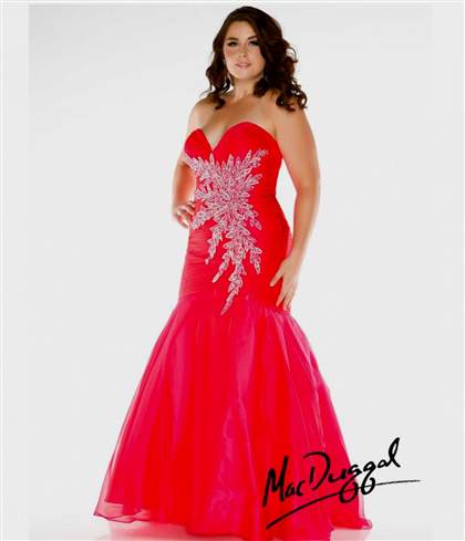 plus size red prom dresses 2017-2018