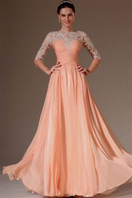 prom dress with sleeves 2017-2018