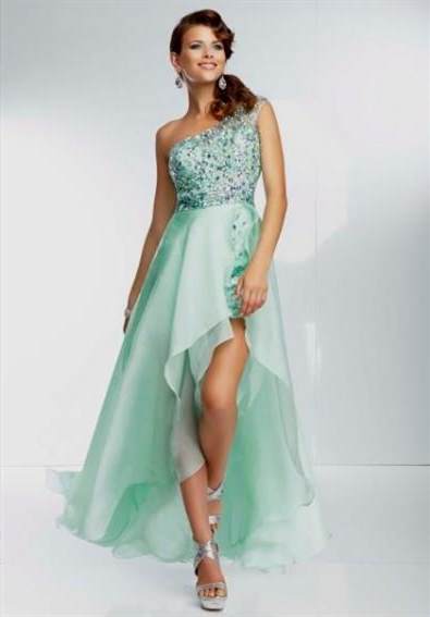 prom dress with straps mint green 2017-2018