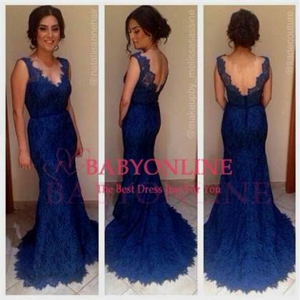 prom dresses lace open back 2017-2018