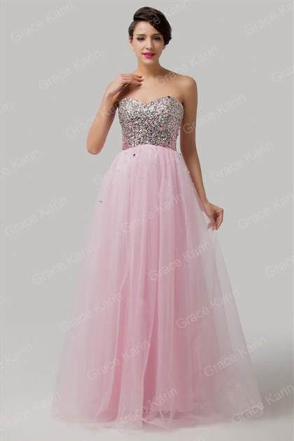 prom dresses pink 2017-2018