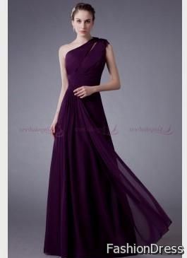 purple bridesmaid dresses with straps 2017-2018