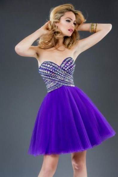 purple homecoming dresses under 50 2018