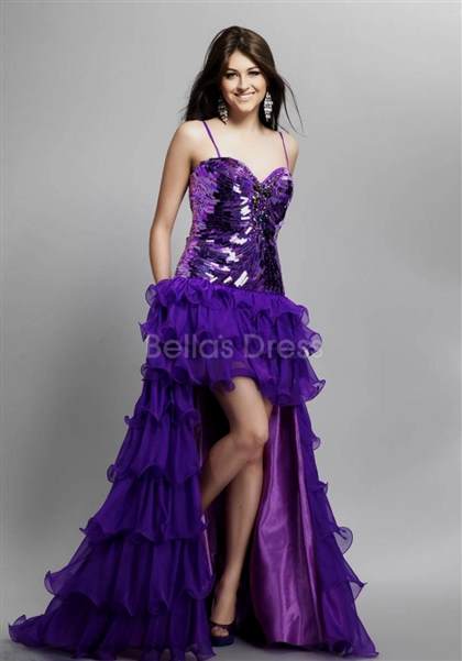 purple prom dresses with straps 2017-2018