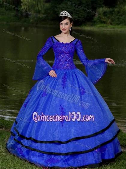 quinceanera dresses color blue 2017-2018