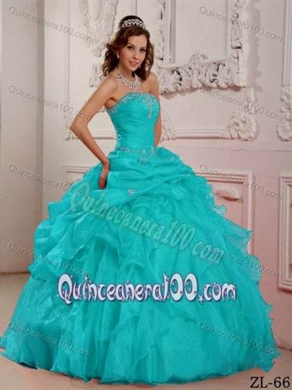 quinceanera dresses color turquoise 2017-2018
