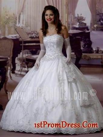 quinceanera dresses white and silver 2017-2018