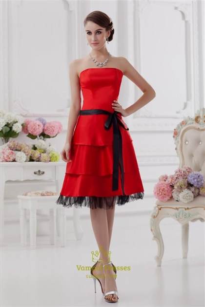 red and black dresses for juniors 2018