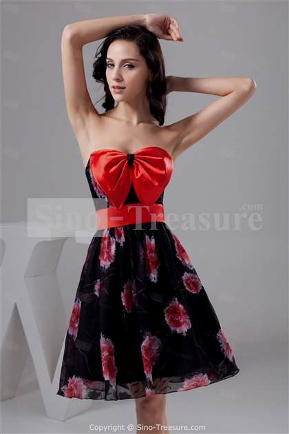 red and black homecoming dresses 2018